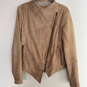 Tan Leather Women's Jacket